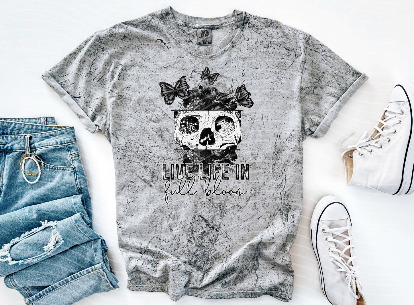 Live Life in Full Bloom Graphic Tee