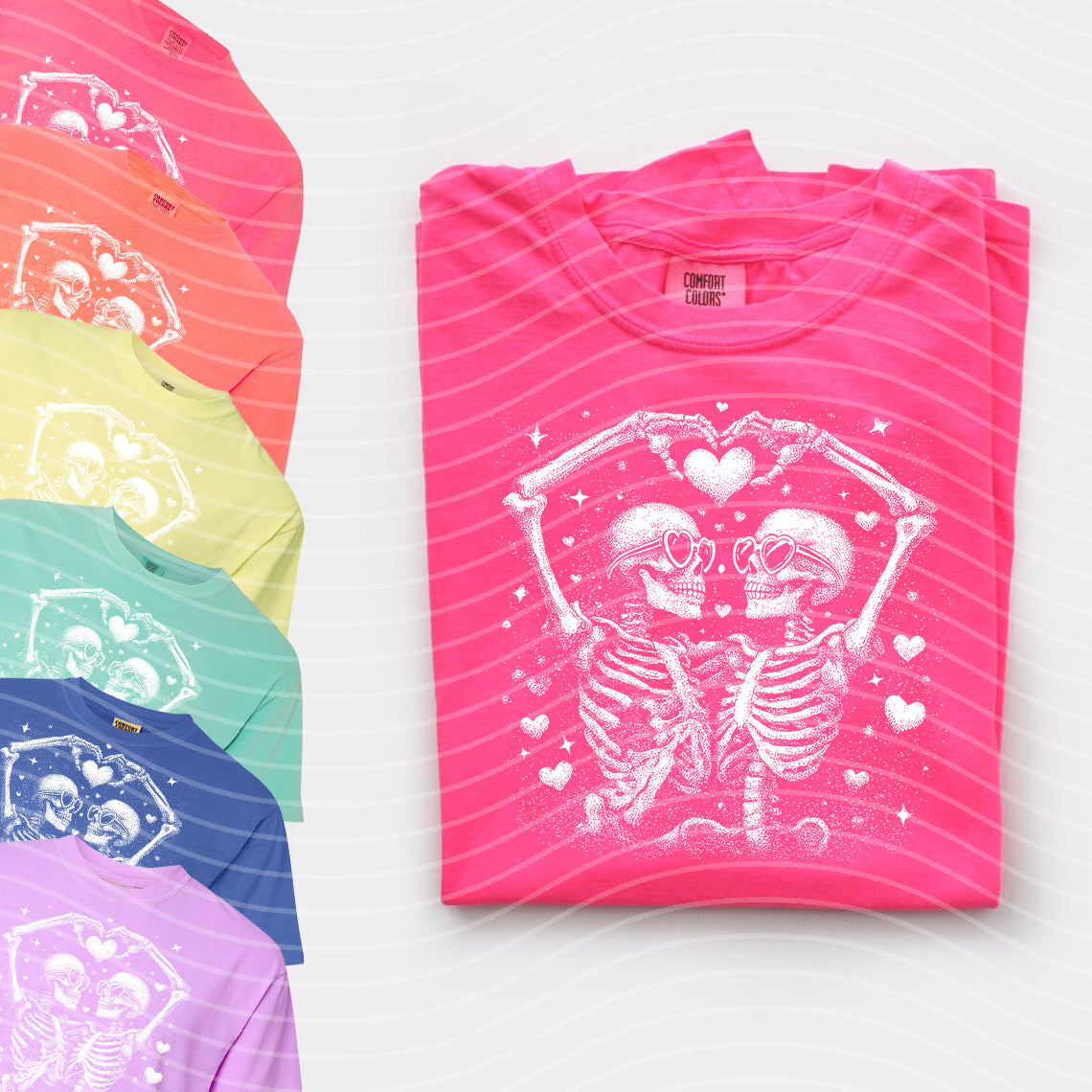 Black & White Skellies Graphic Tee