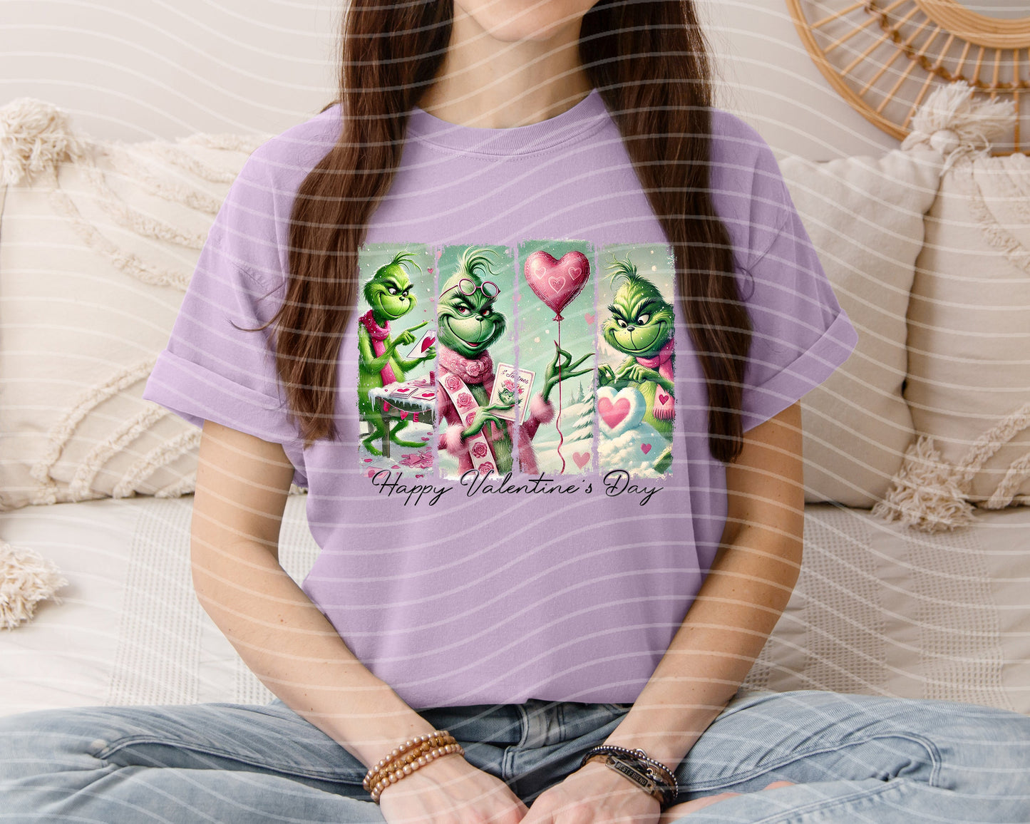 Mean One Happy Valentine's Day Graphic Tee