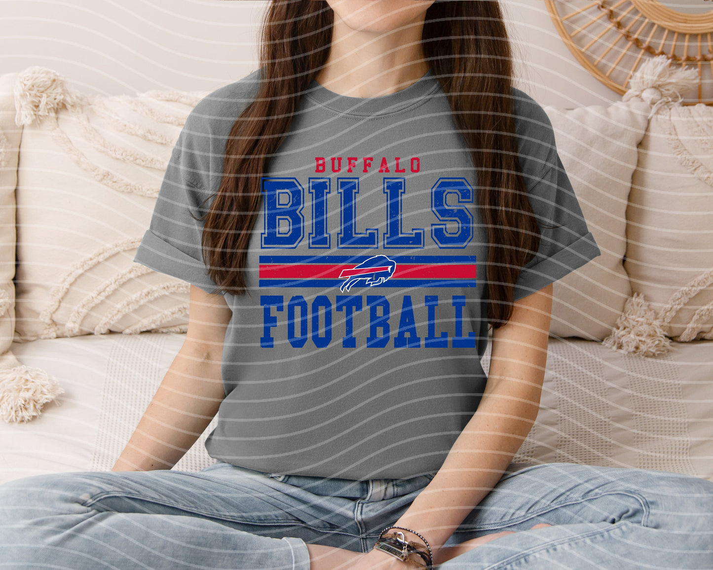 Vintage Team Bills Graphic Tee