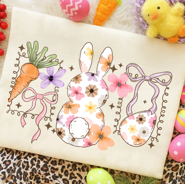 Floral Bunny Graphic Tee