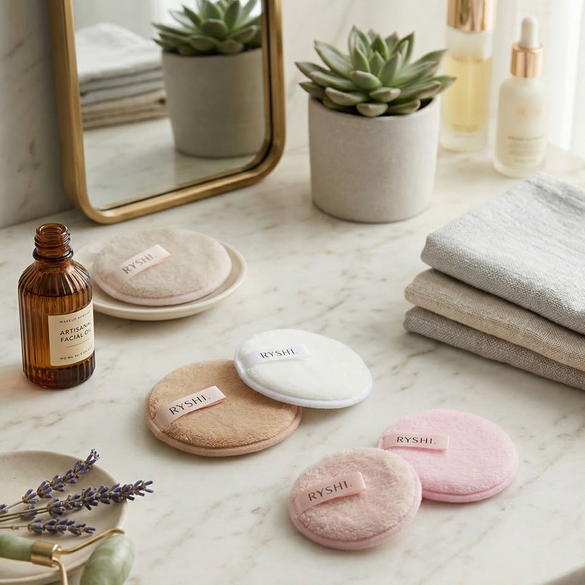 Reusable Makeup Remover Cloths: 4 Pack-3
