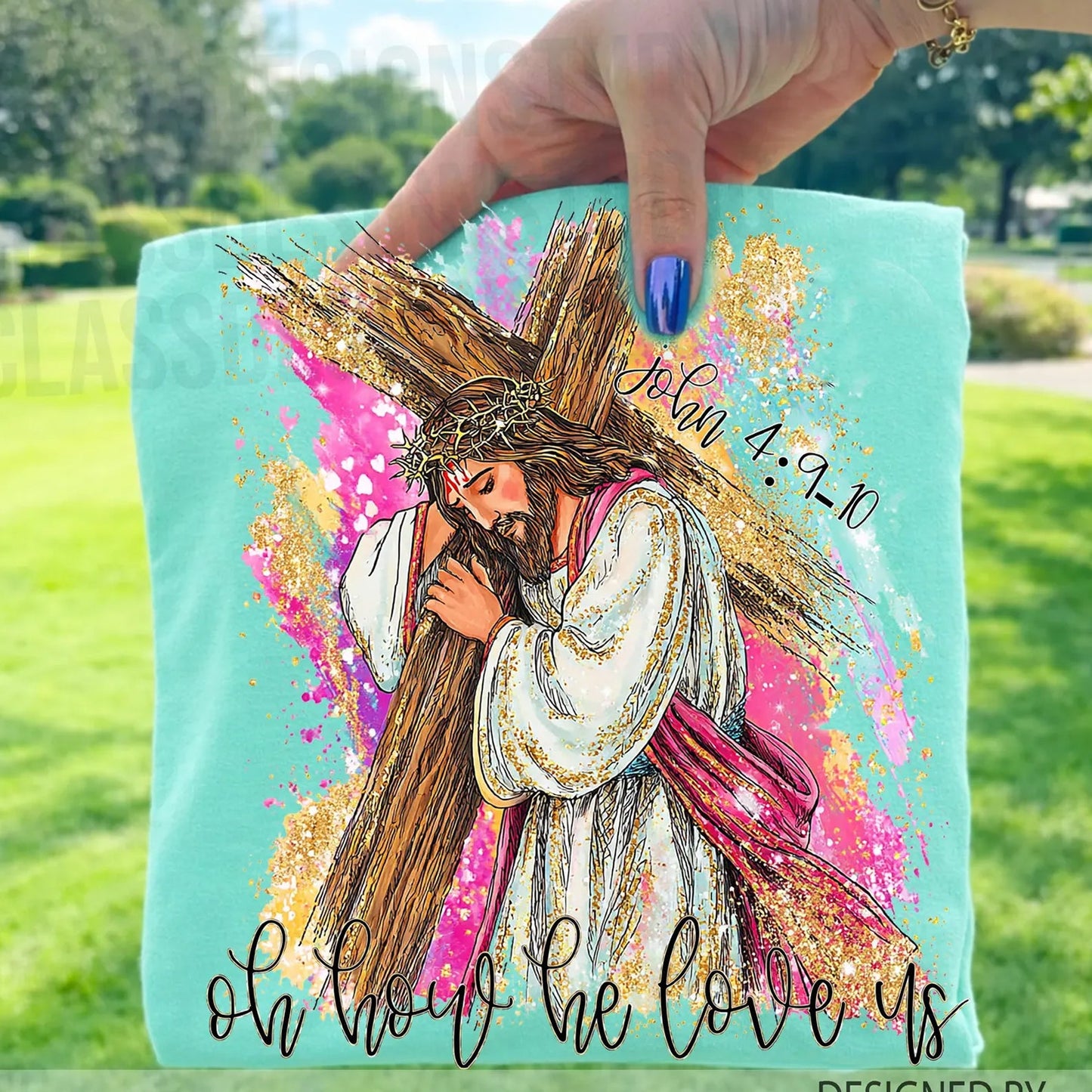 Oh How He Loves Us Graphic Tee