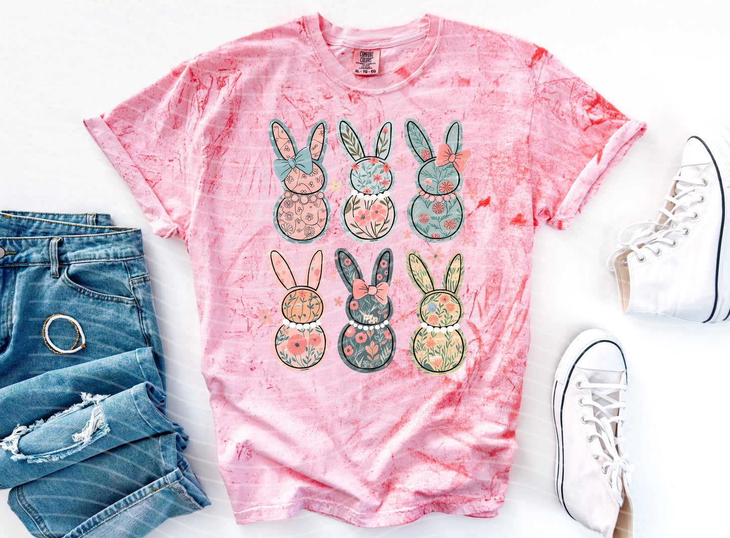 Coquette Bunnies Graphic Tee