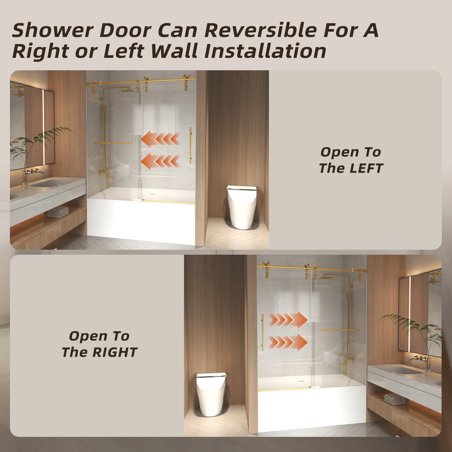 Frameless Sliding Bathtub Door