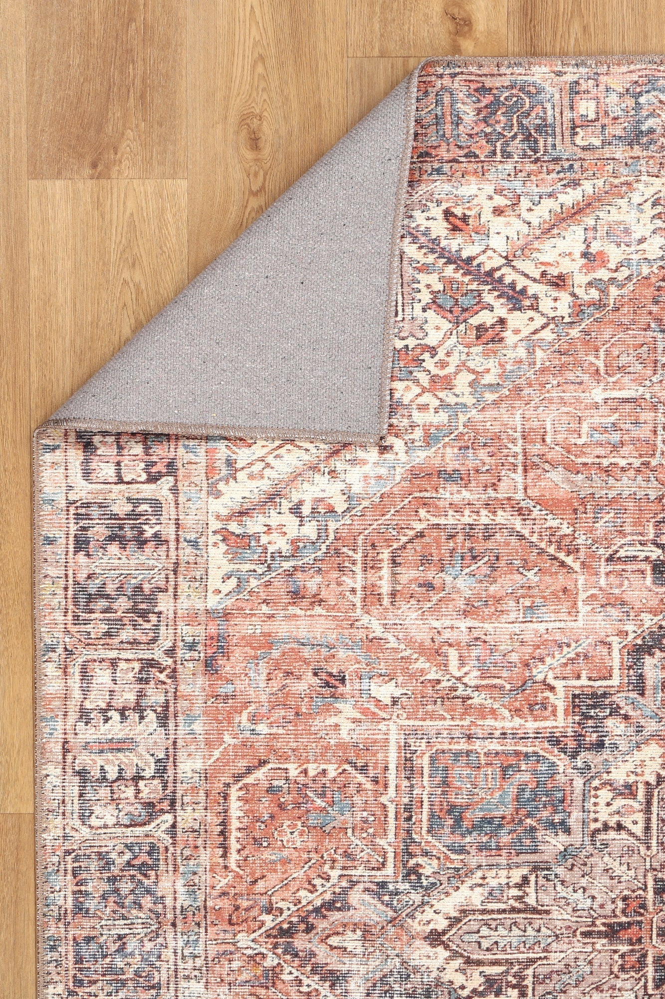 Jezebel Classic Design Machine Washable in Beige Rug-4
