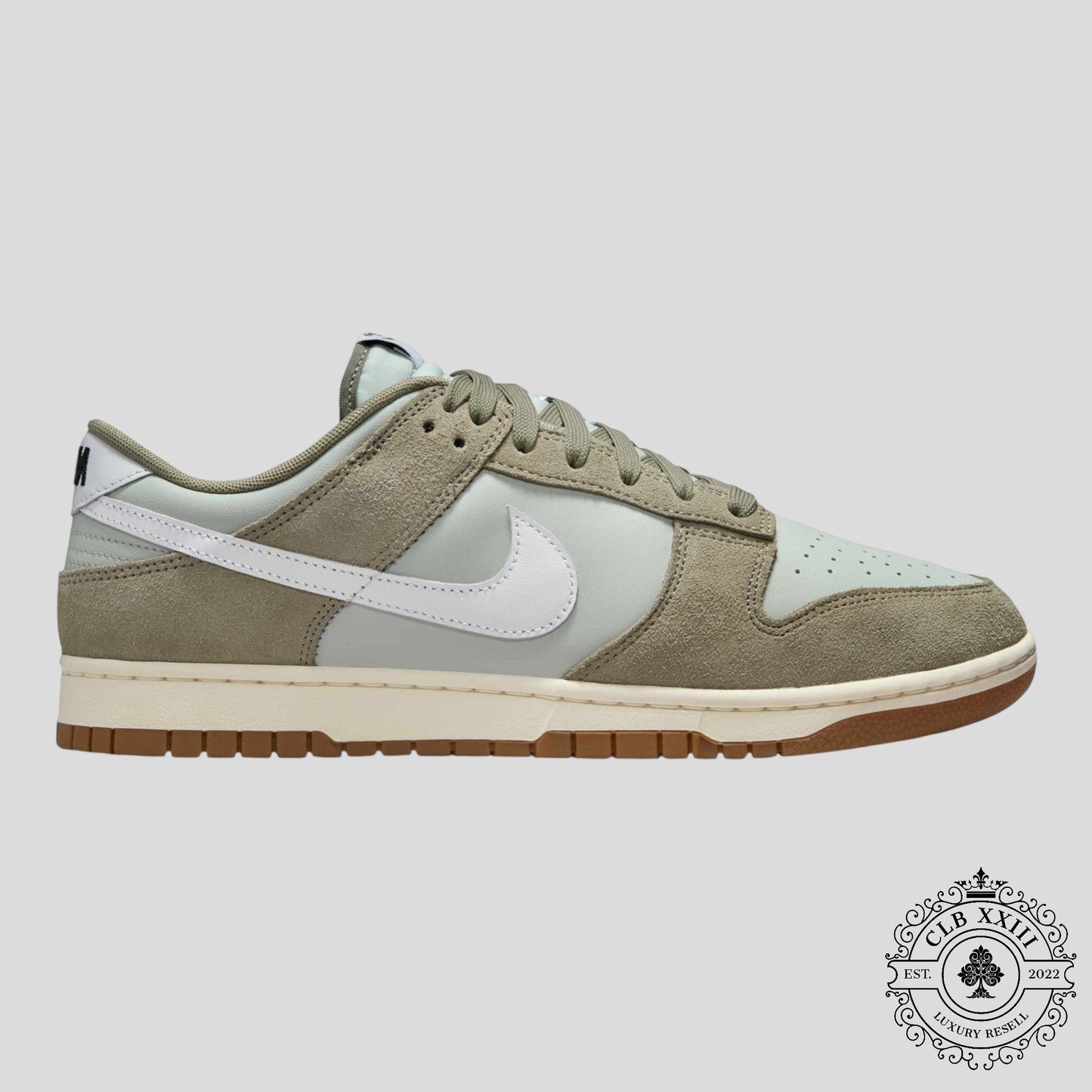 Nike Dunk Low Retro SE Light Silver Light Army Sail White