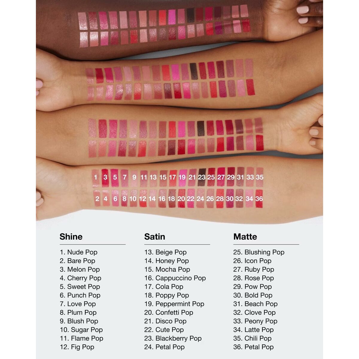Lipstick Clinique POP LONGWEAR Bronze (1 Unit)-3