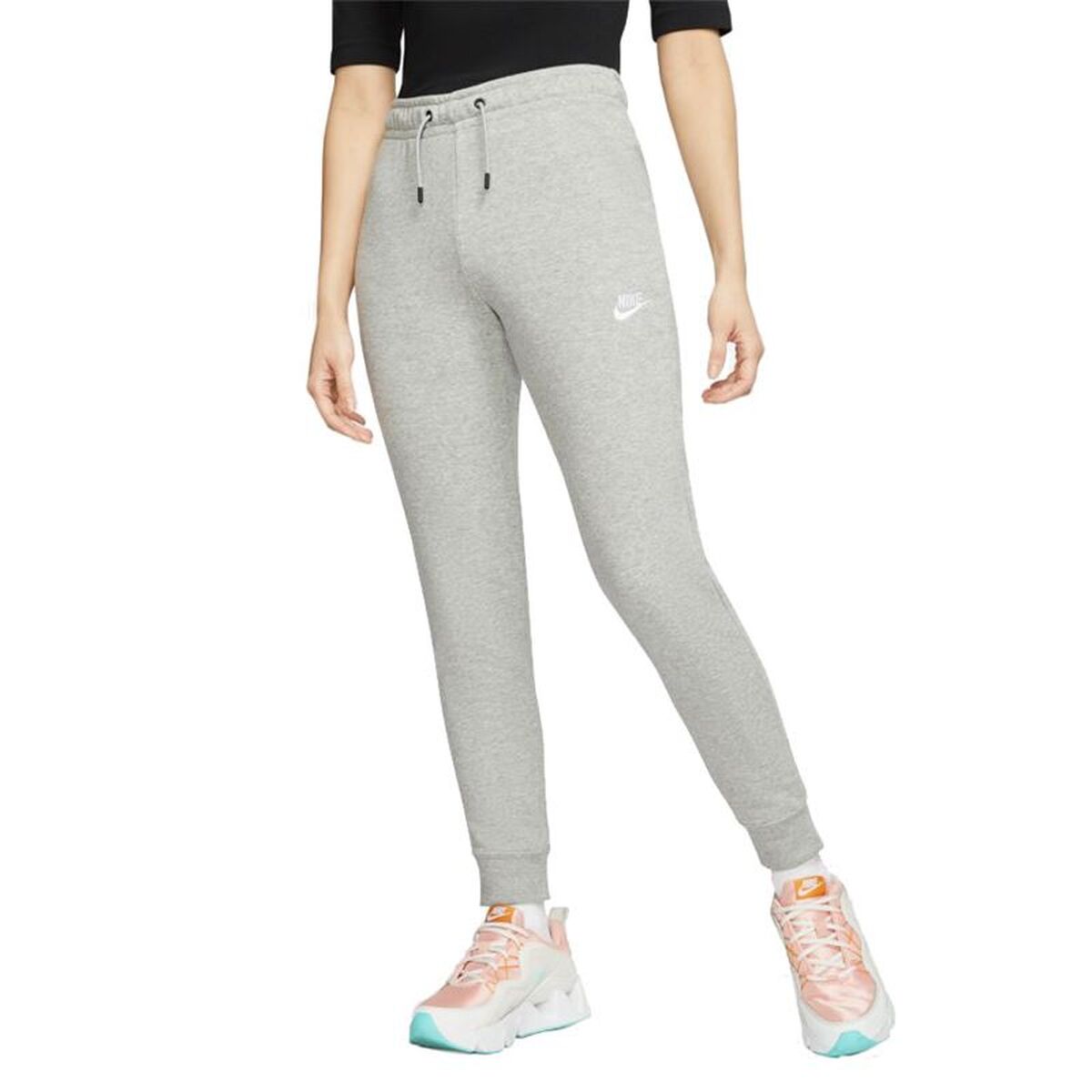 Long Sports Trousers Nike Sportswear Essential W Grey Lady-8