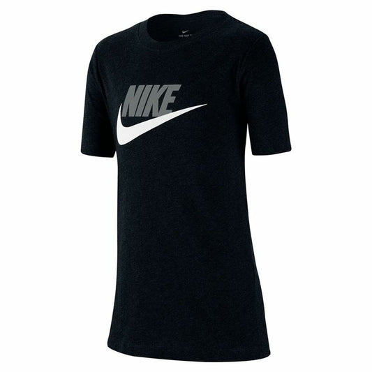 Child's Short Sleeve T-Shirt Nike Sportswear Black-0