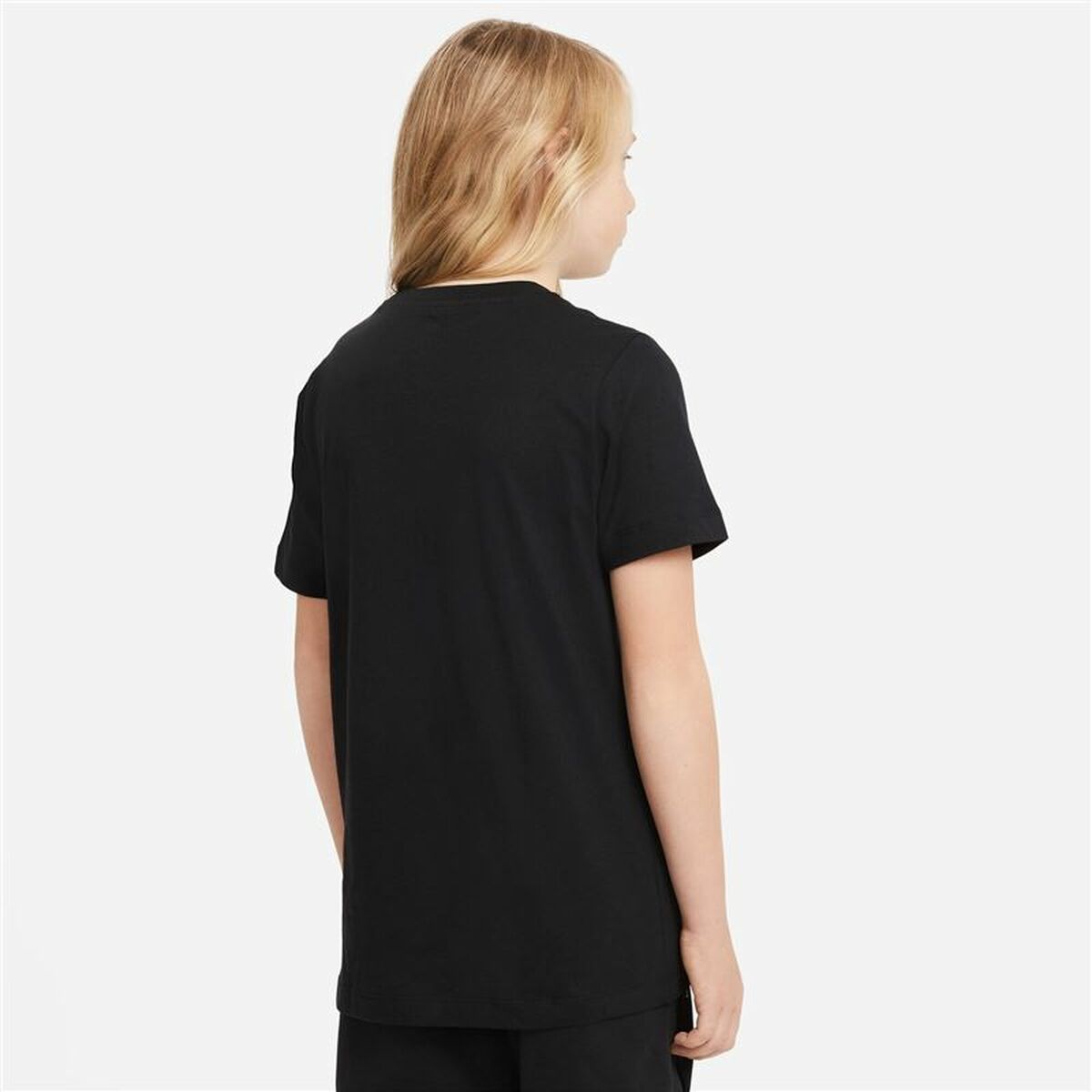 Child's Short Sleeve T-Shirt Nike Sportswear Black-6