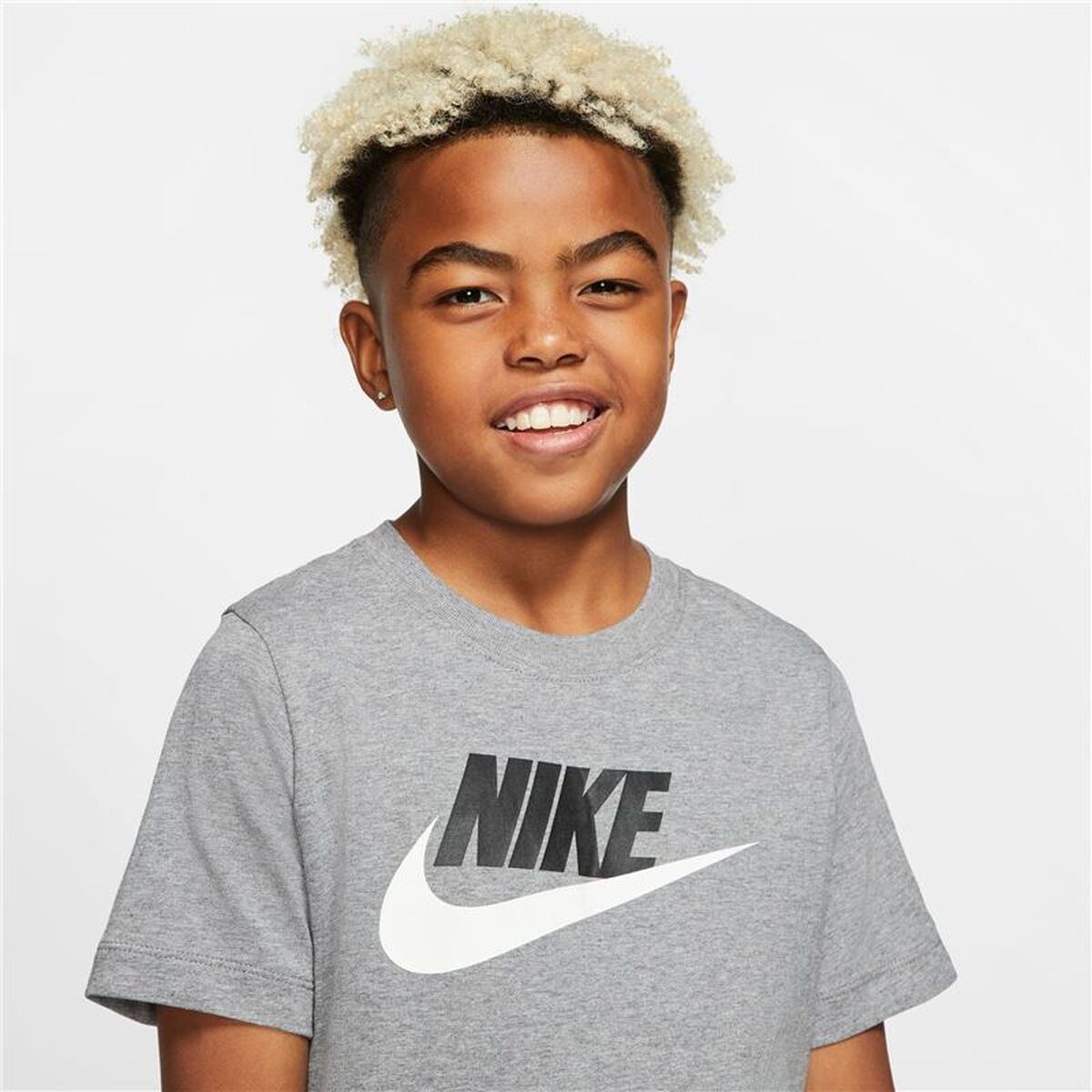 Child's Short Sleeve T-Shirt Nike AR5252-091-5