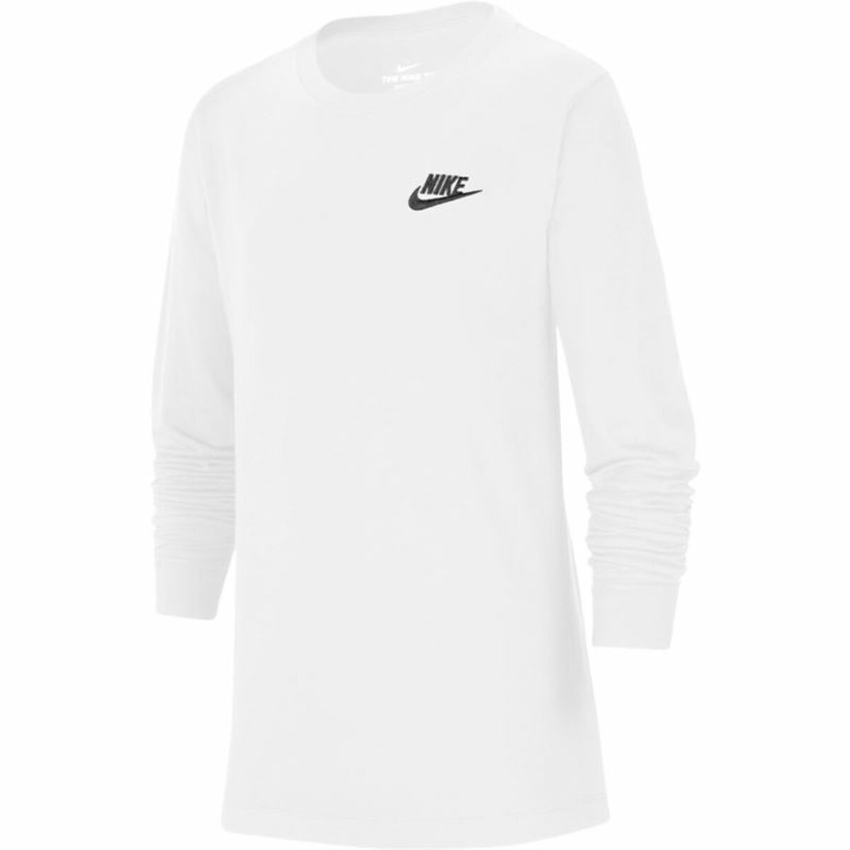 Children’s Long Sleeve T-Shirt Nike Sportswear White-0