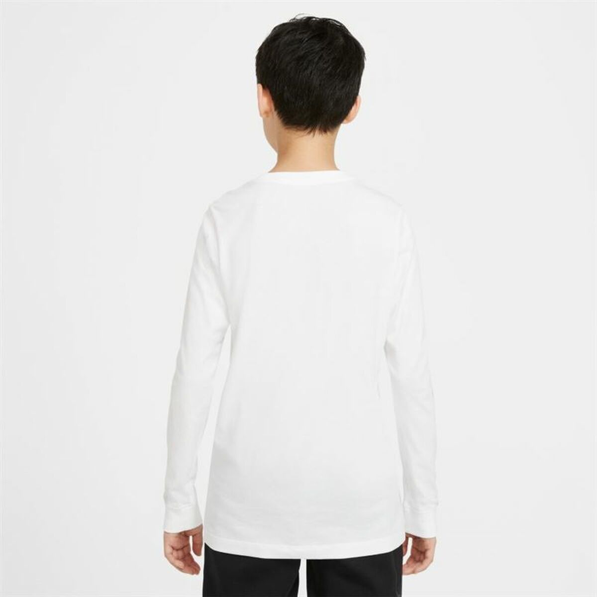Children’s Long Sleeve T-Shirt Nike Sportswear White-5