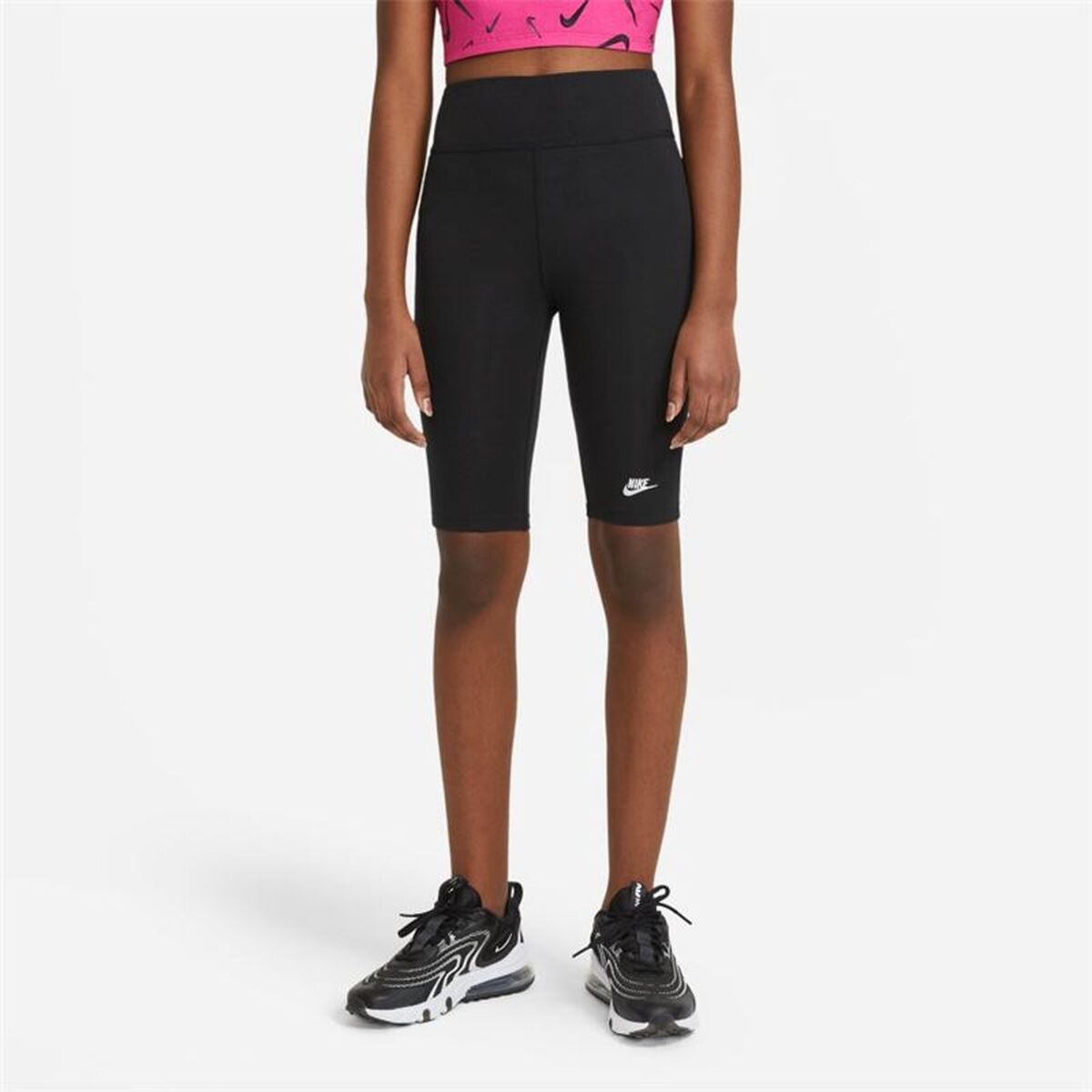 Sports Leggings for Children Nike Black-4