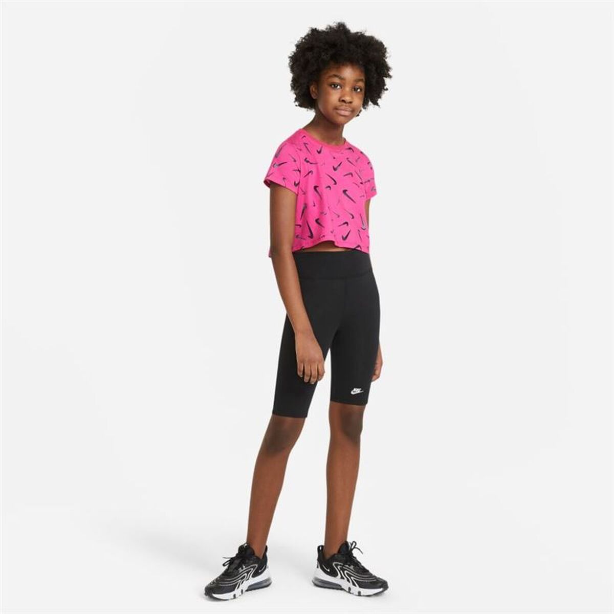 Sports Leggings for Children Nike Black-3