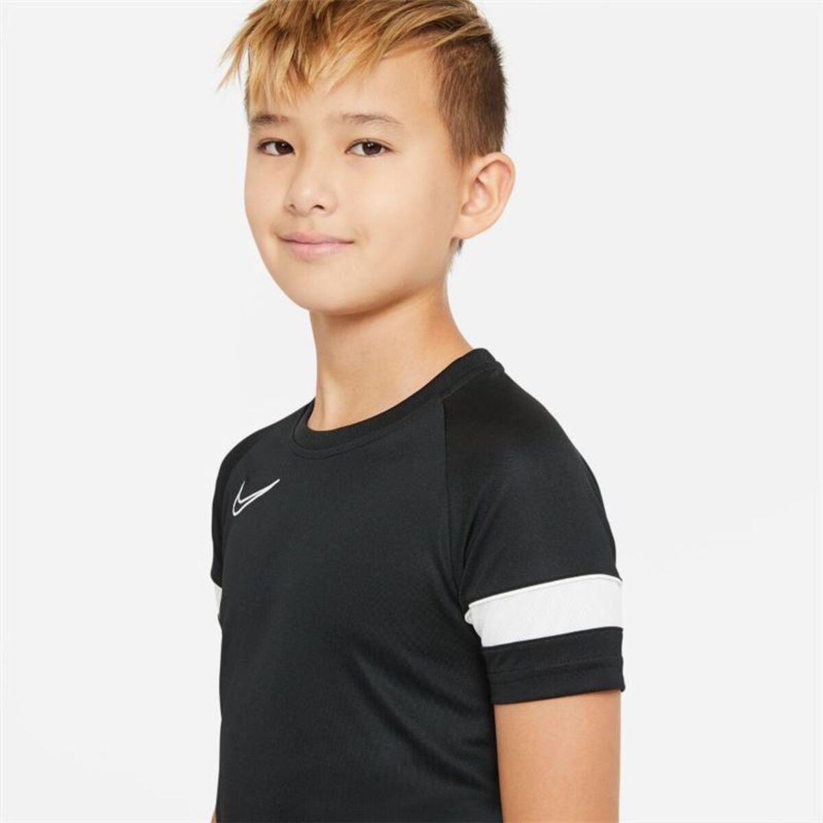 Child's Short Sleeve T-Shirt Nike CW6103-010 Black-6