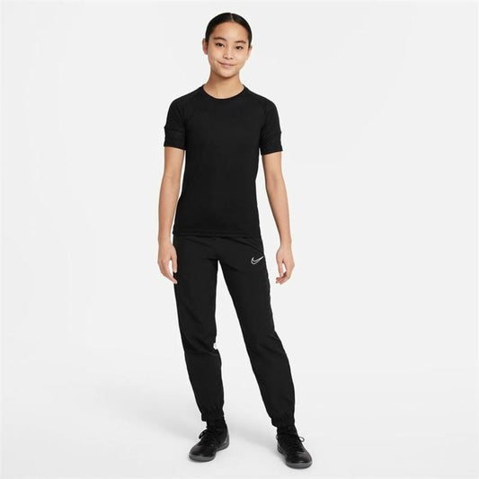 Child's Short Sleeve T-Shirt Nike Dri-Fit Academy Girls Black-10