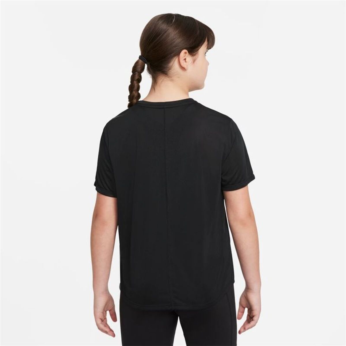 Child's Short Sleeve T-Shirt Nike DD7639-010 Black-7