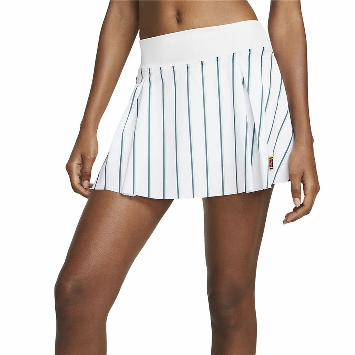 Tennis skirt Nike Winter Stripe Stripes White-0