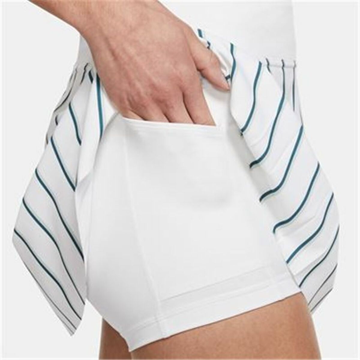 Tennis skirt Nike Winter Stripe Stripes White-1