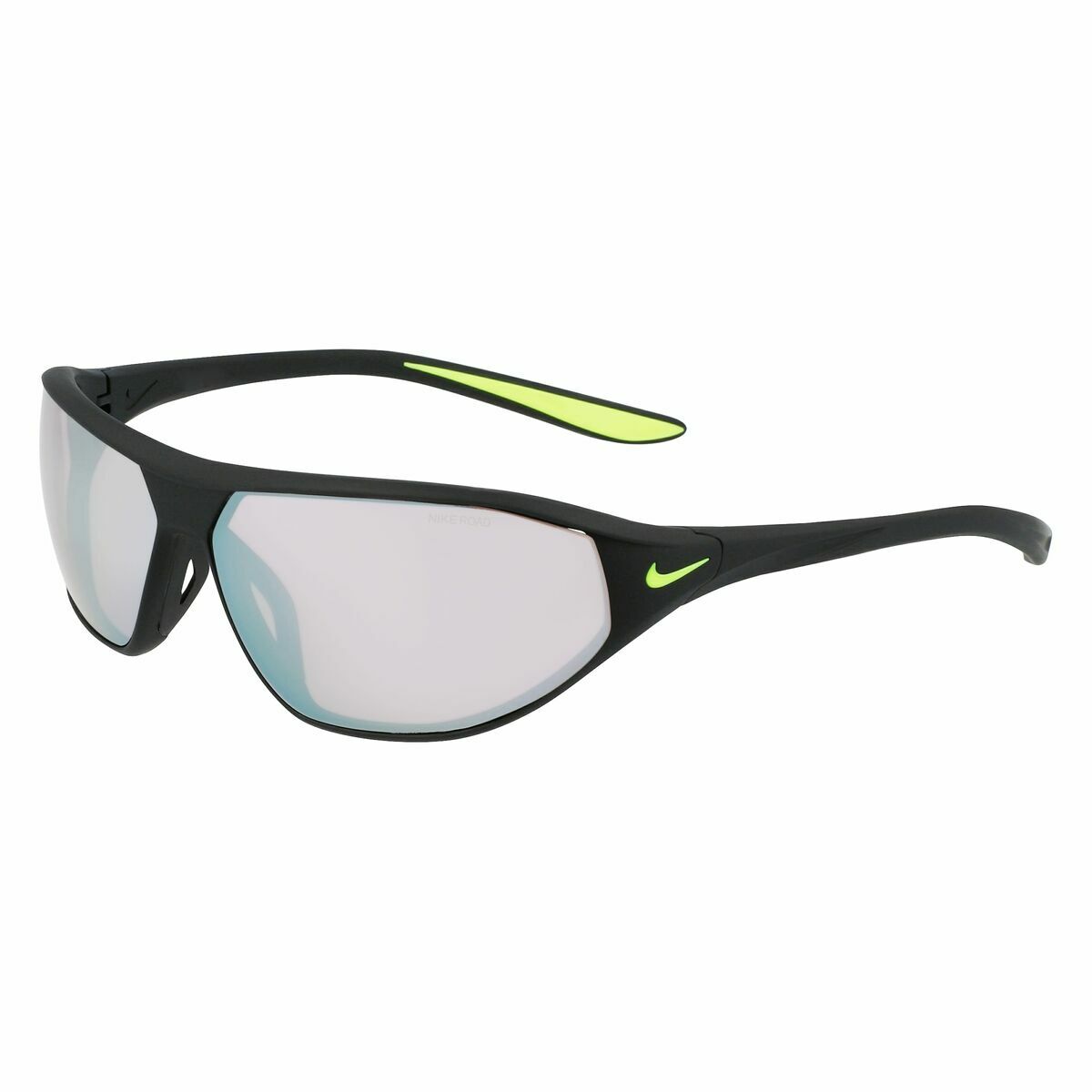 Unisex Sunglasses Nike AERO SWIFT MATTE BLACK ROAD CHROME-0