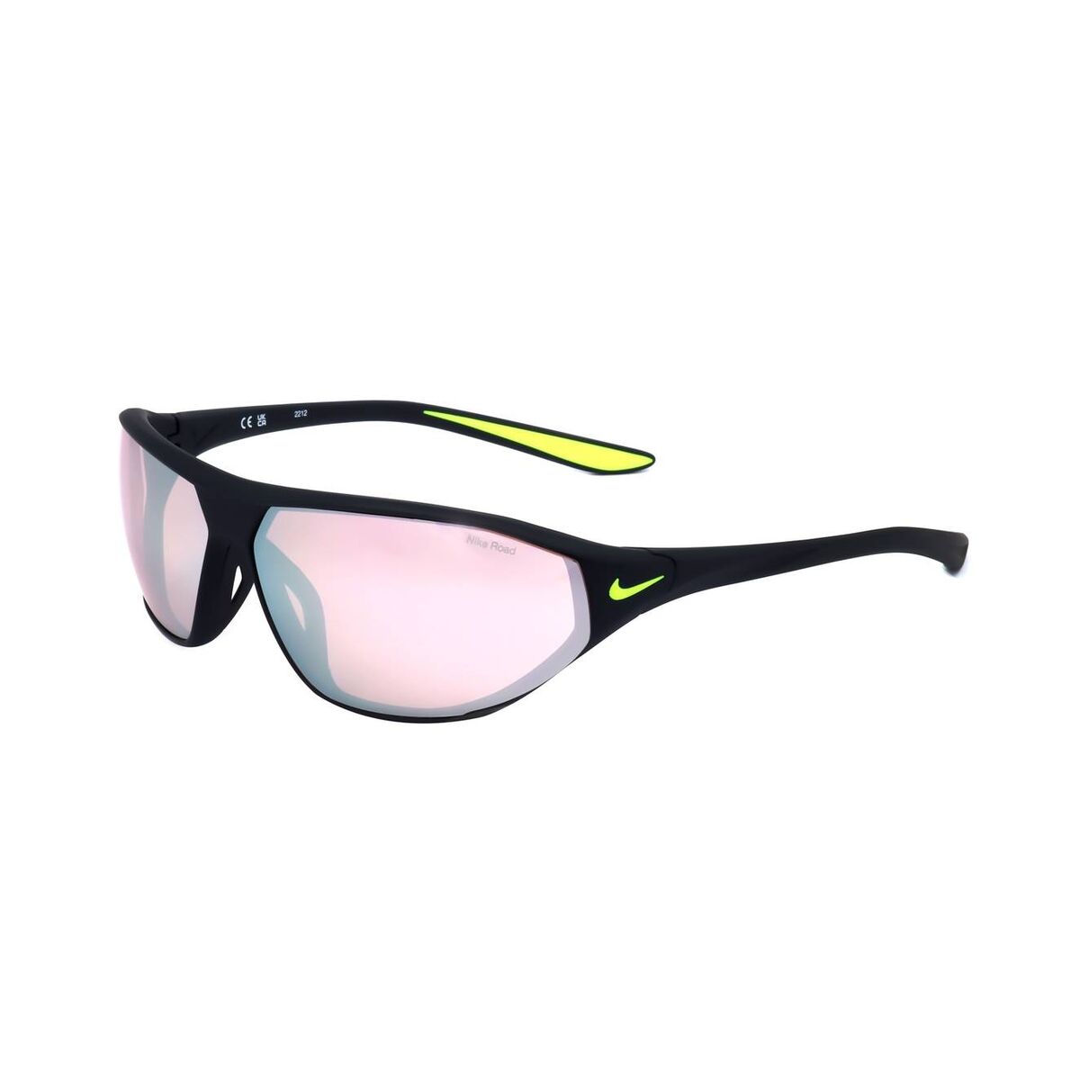 Unisex Sunglasses Nike AERO SWIFT MATTE BLACK ROAD CHROME-3