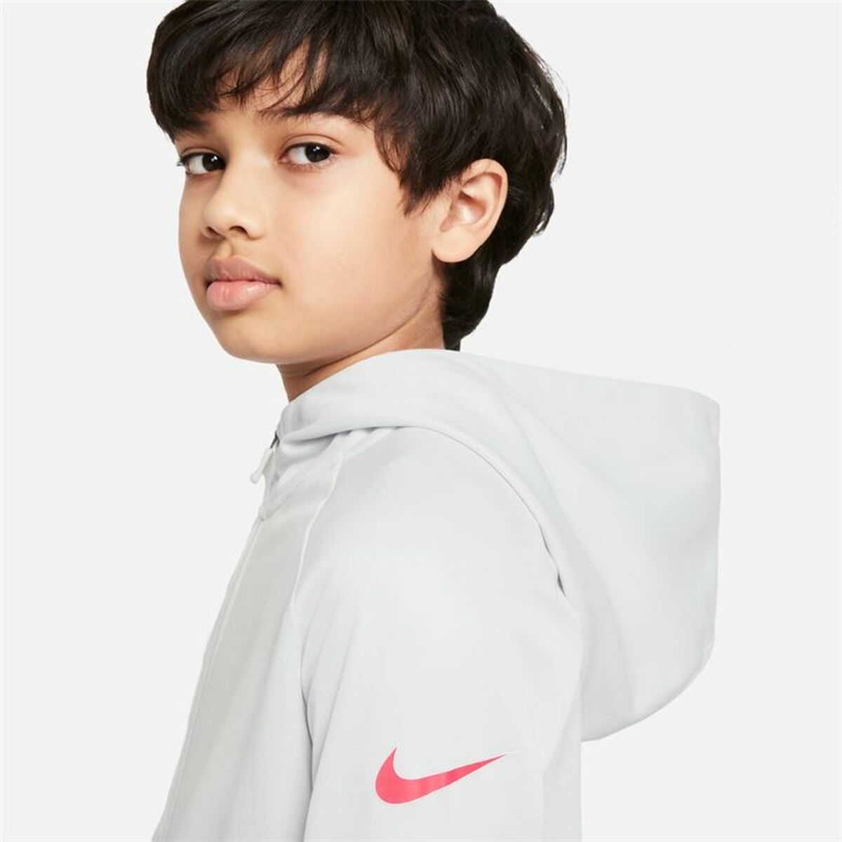 Children's Sports Jacket Nike Therma-FIT Grey