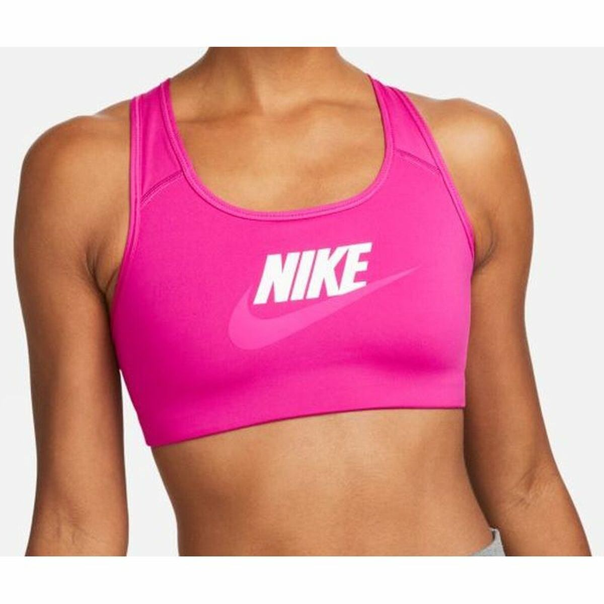 Sports Bra Nike Dri-FIT Swoosh Fuchsia-4
