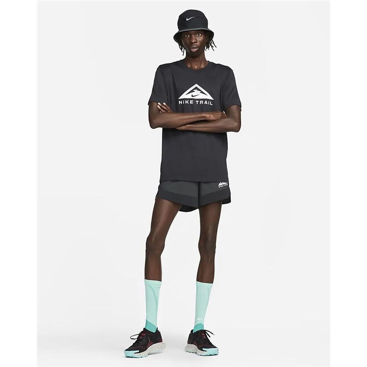 Men’s Short Sleeve T-Shirt Nike Black-6