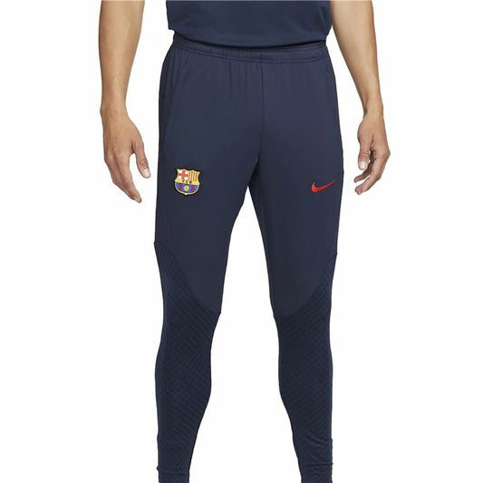 Football Training Trousers for Adults Nike FC Barcelona Strike Dark blue Men-0