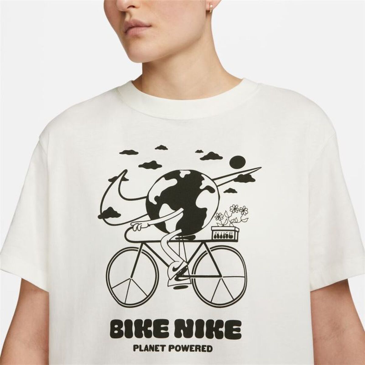 Men’s Short Sleeve T-Shirt Nike DQ3047-133 White-5