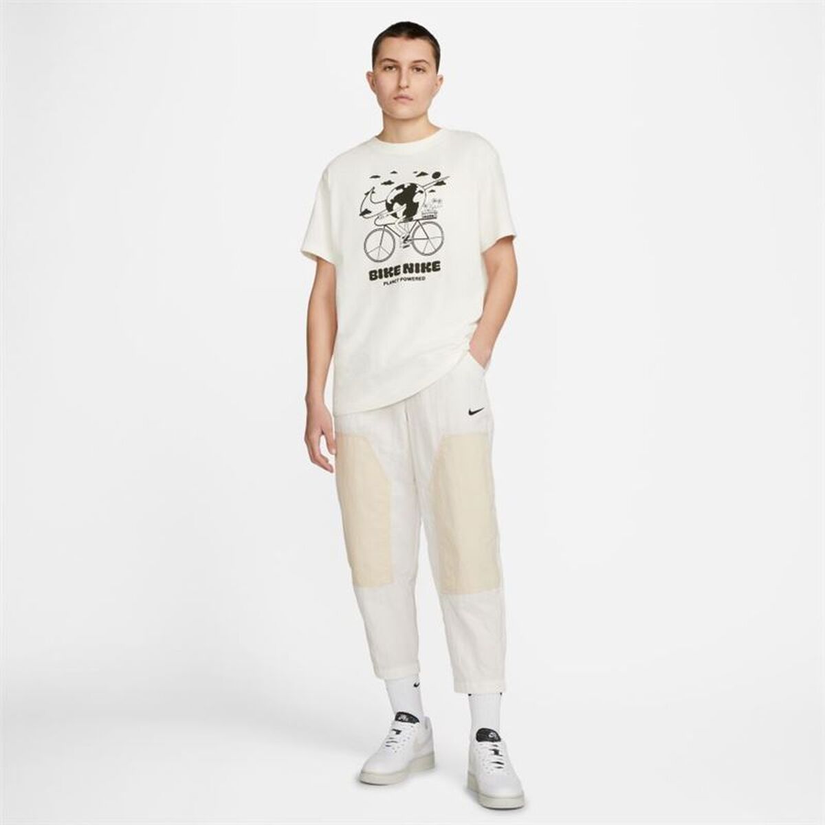 Men’s Short Sleeve T-Shirt Nike DQ3047-133 White-4
