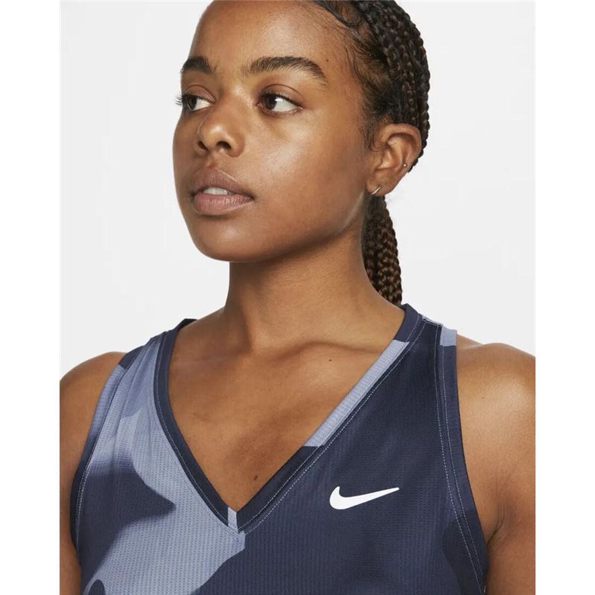 Tank Top Women Nike DD8847-493 Navy Blue (XS)-5