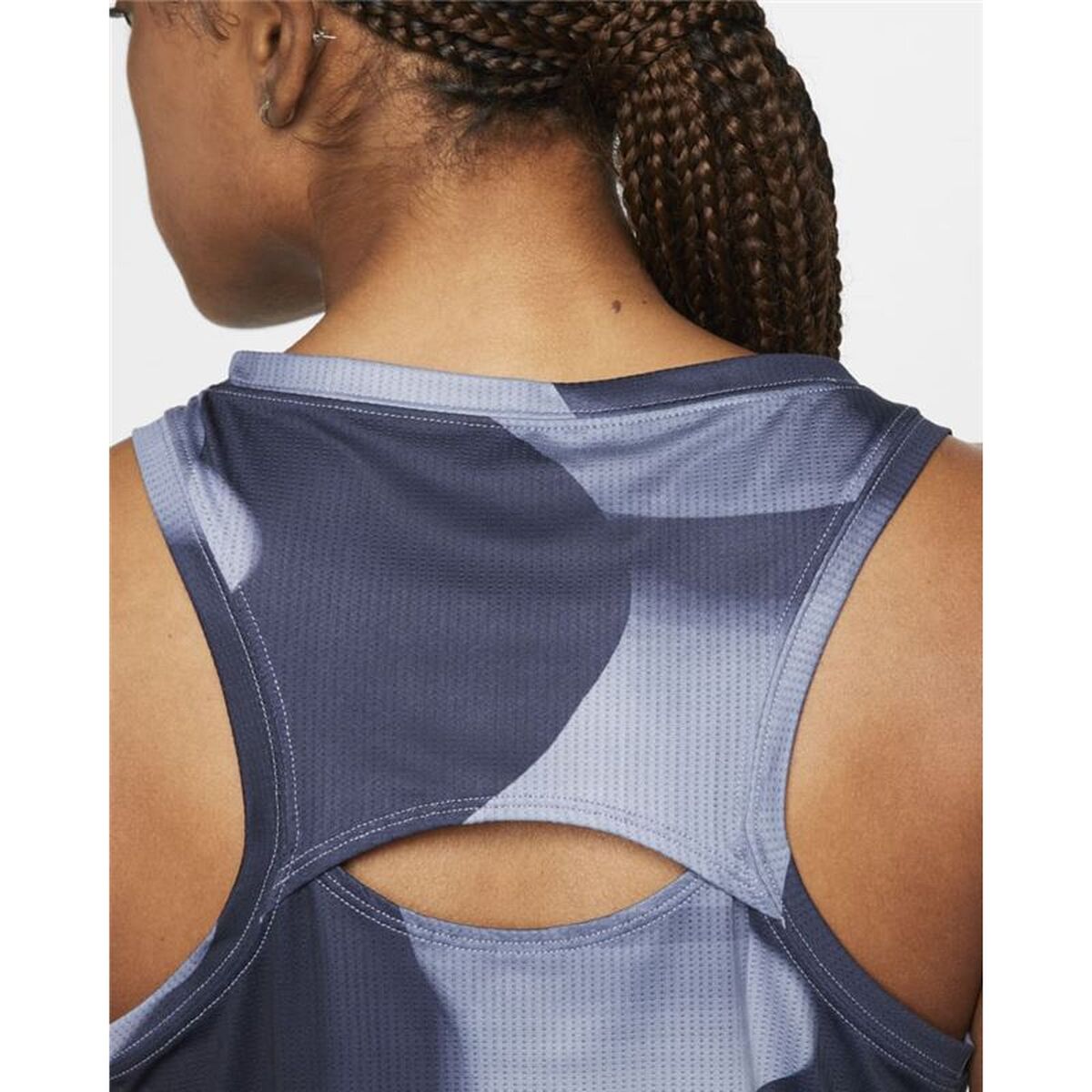 Tank Top Women Nike DD8847-493 Navy Blue (XS)-4