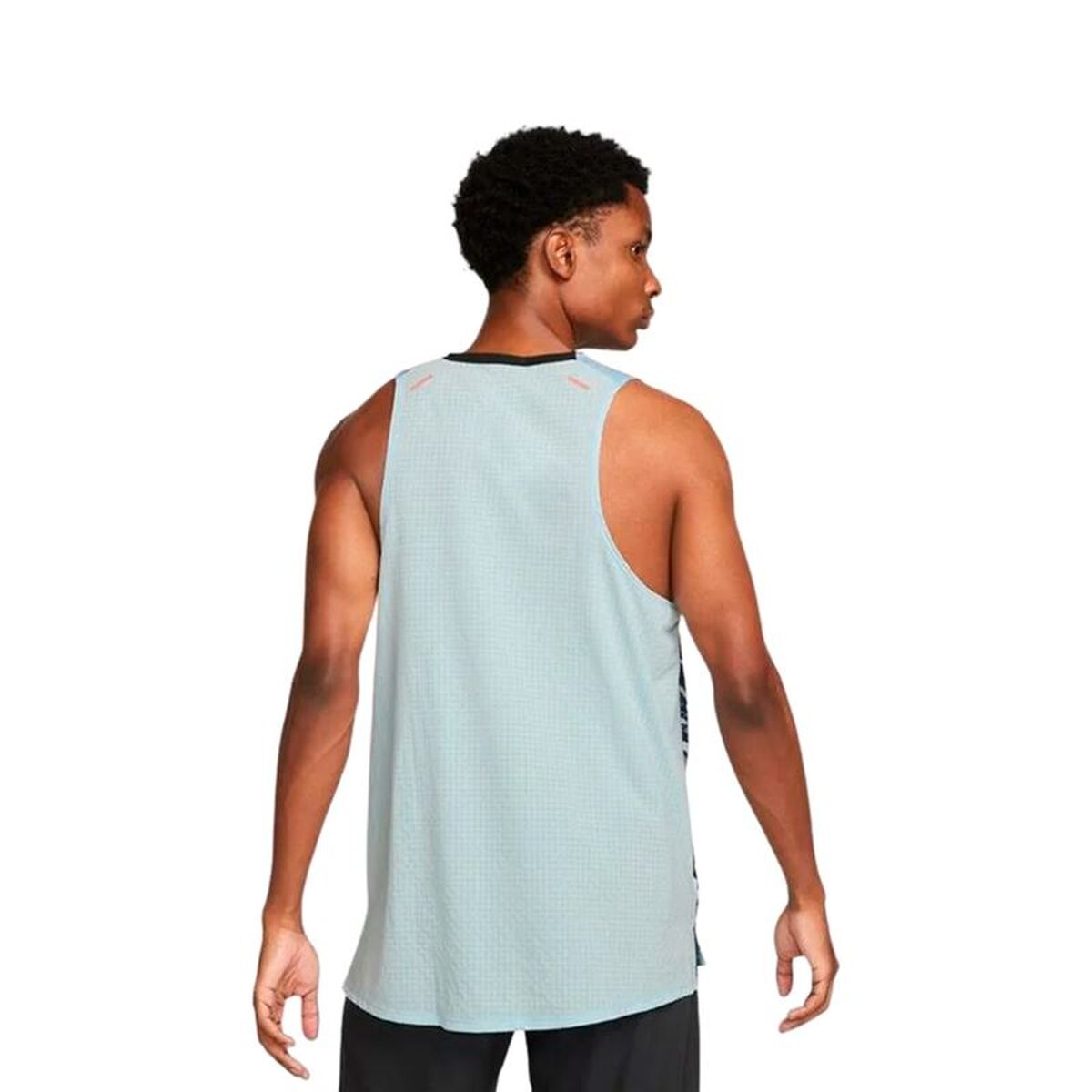 Men’s Short Sleeve T-Shirt Nike DM4781-441 Cyan-9