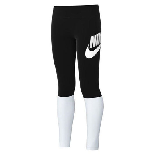Sports Leggings for Children Nike Sportswear Favorites Black-0