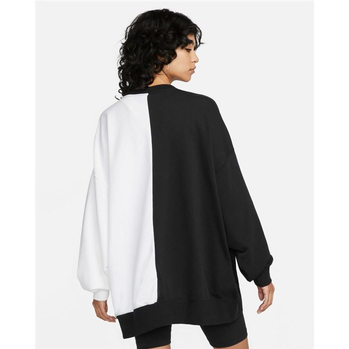 Women’s Sweatshirt without Hood Nike Sportswear Black-2