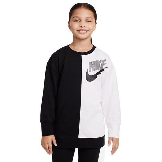 Hoodless Sweatshirt for Girls Nike Sportswear  Black-0
