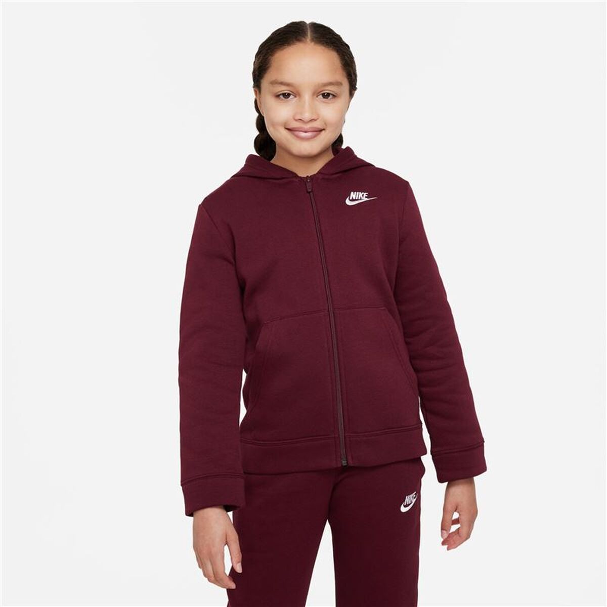 Children’s Tracksuit Nike BV3634-638 Dark Red-10