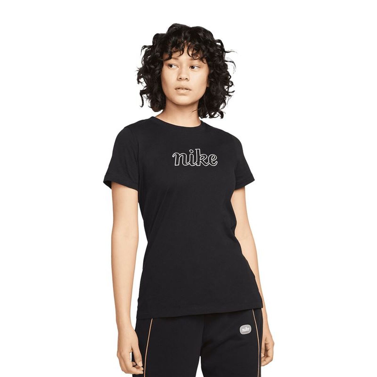 Women’s Short Sleeve T-Shirt Nike Sportswear Icon Clash Black-4