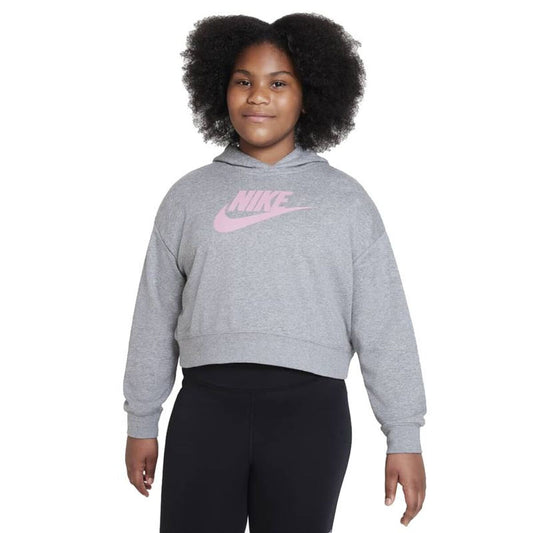 Hooded Sweatshirt for Girls Nike Sportswear Club Grey-0