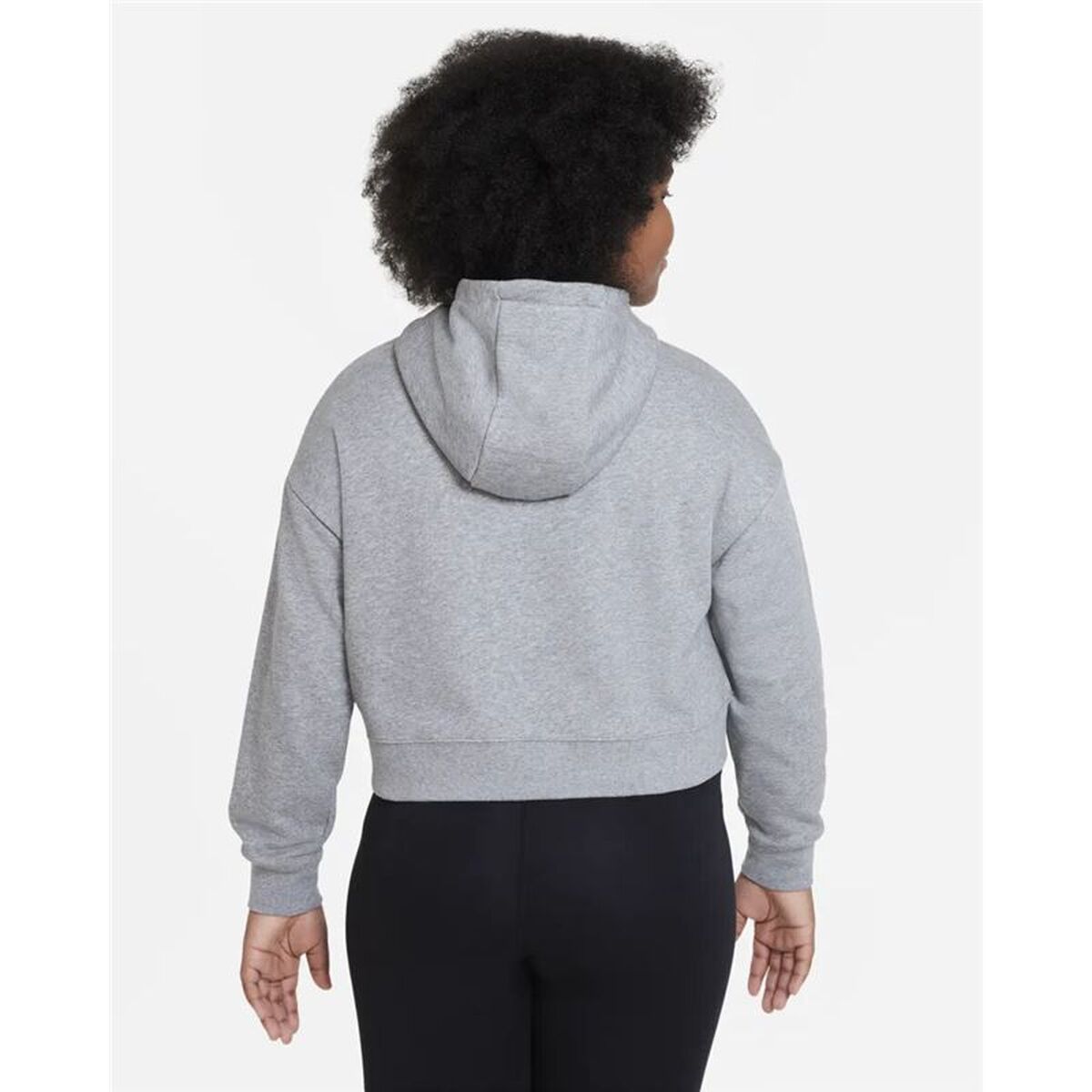 Hooded Sweatshirt for Girls Nike Sportswear Club Grey-4