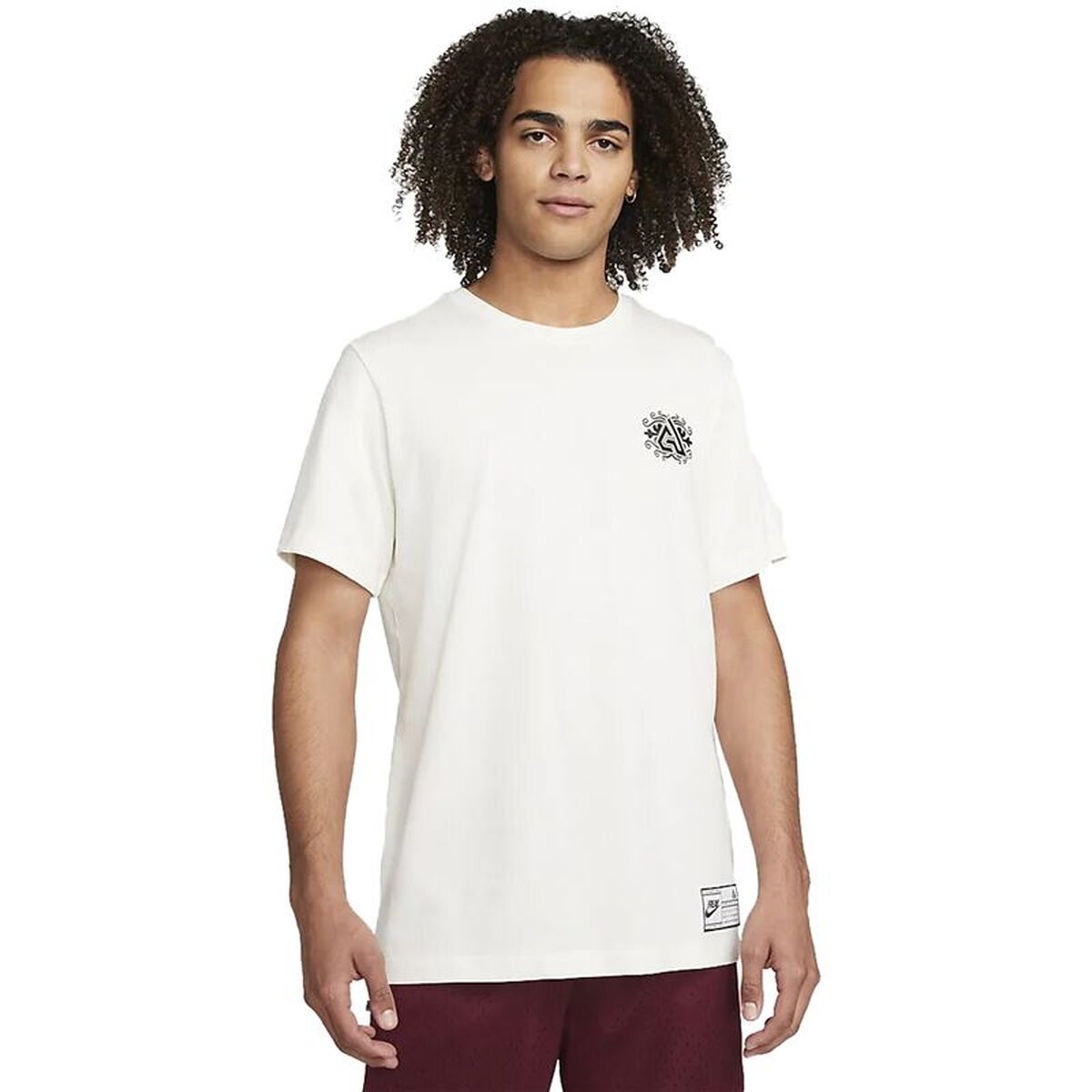 Men’s Short Sleeve T-Shirt Nike DR7619-133 White-0