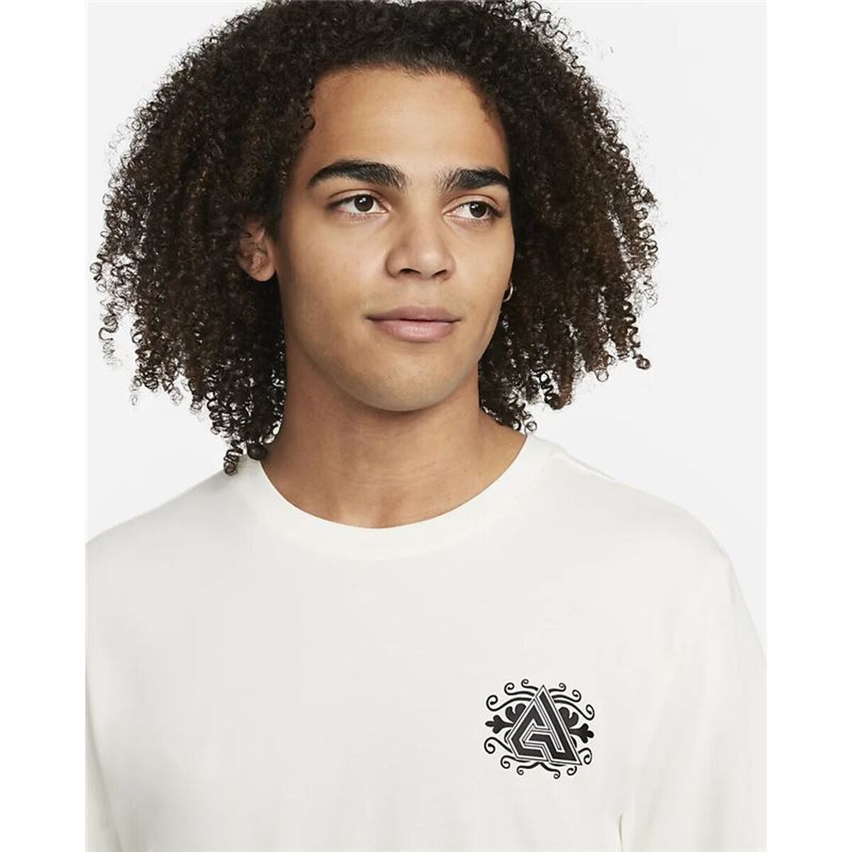 Men’s Short Sleeve T-Shirt Nike DR7619-133 White-6