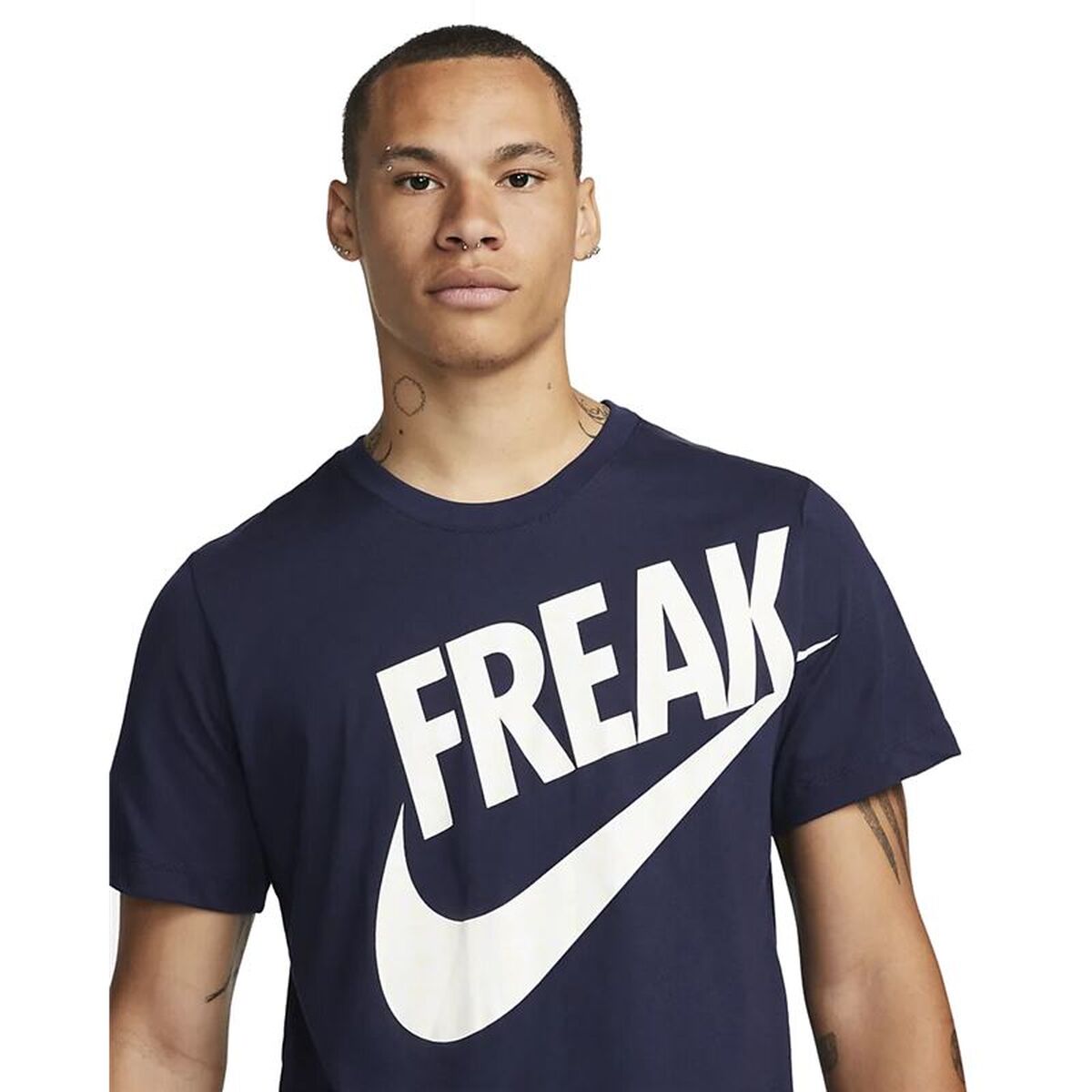 Men’s Short Sleeve T-Shirt Nike Giannis Dark blue-0