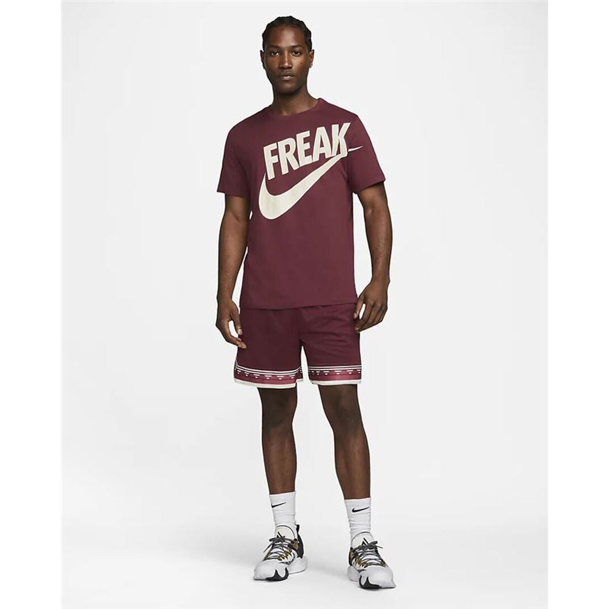 Basketball shirt Nike Gianni Dark Red-2