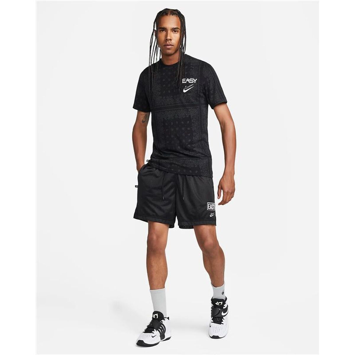 Basketball shirt Nike DR7658-010 Black-2