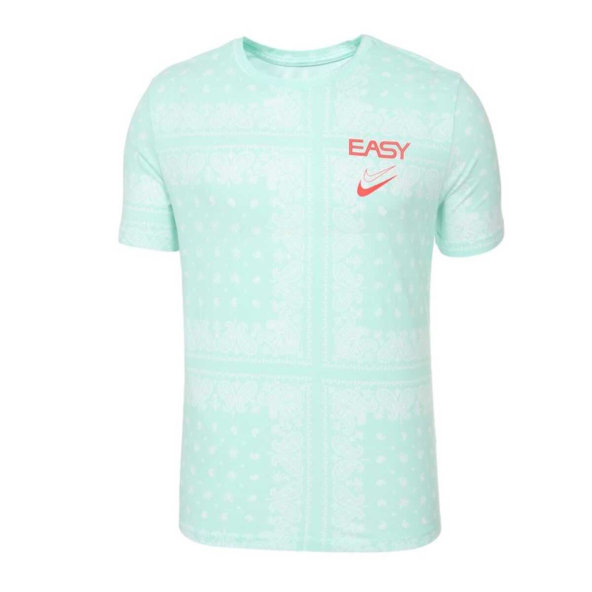 Men’s Short Sleeve T-Shirt Nike KD Cyan-0
