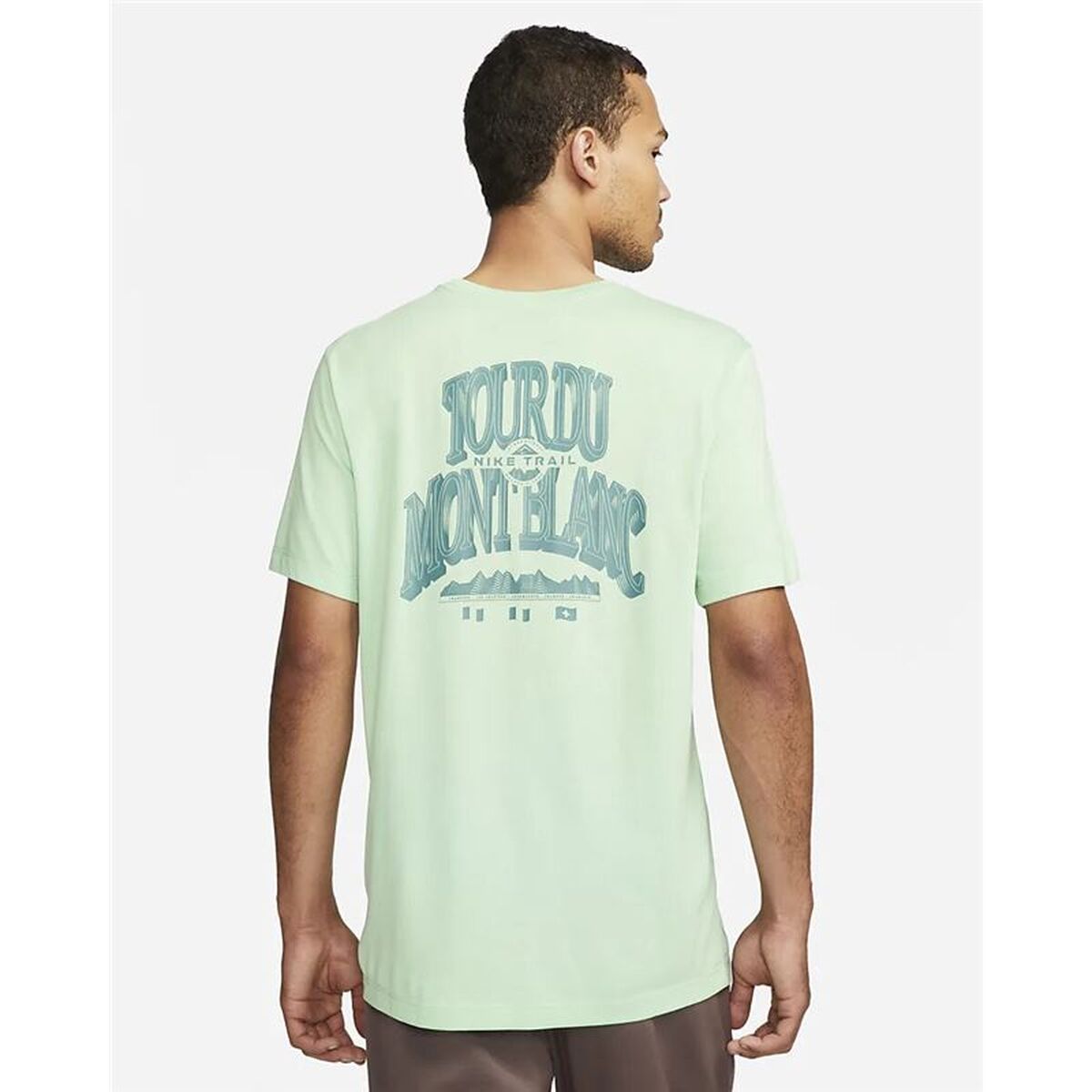 Unisex Short Sleeve T-Shirt Nike DR7671-308 Light Green (XS)-6